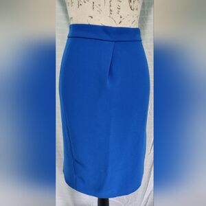 NWT J.Crew Electric Blue Pencil Skirt. Size 12. Classic. Officecorp.